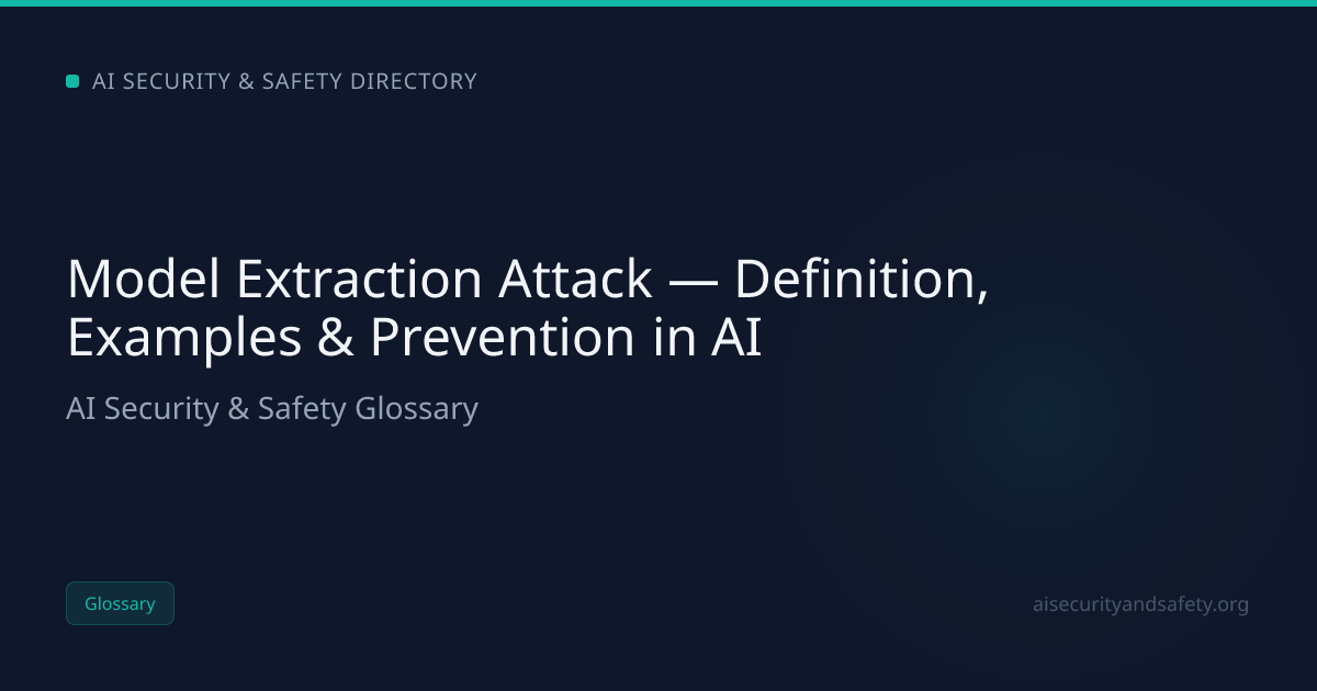 Model Extraction Attack — Definition, Examples & Prevention in AI | AI ...